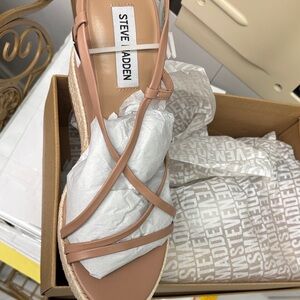 Steve Madden Women's Nude Strappy Sandals